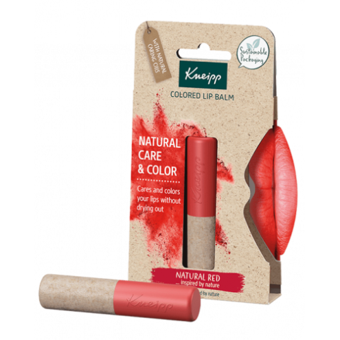 Kneipp Colored Lip Balm Balzám na rty Natural Natural Red 3,5 g